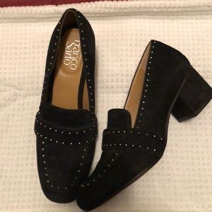 Franco Sarto black loafers